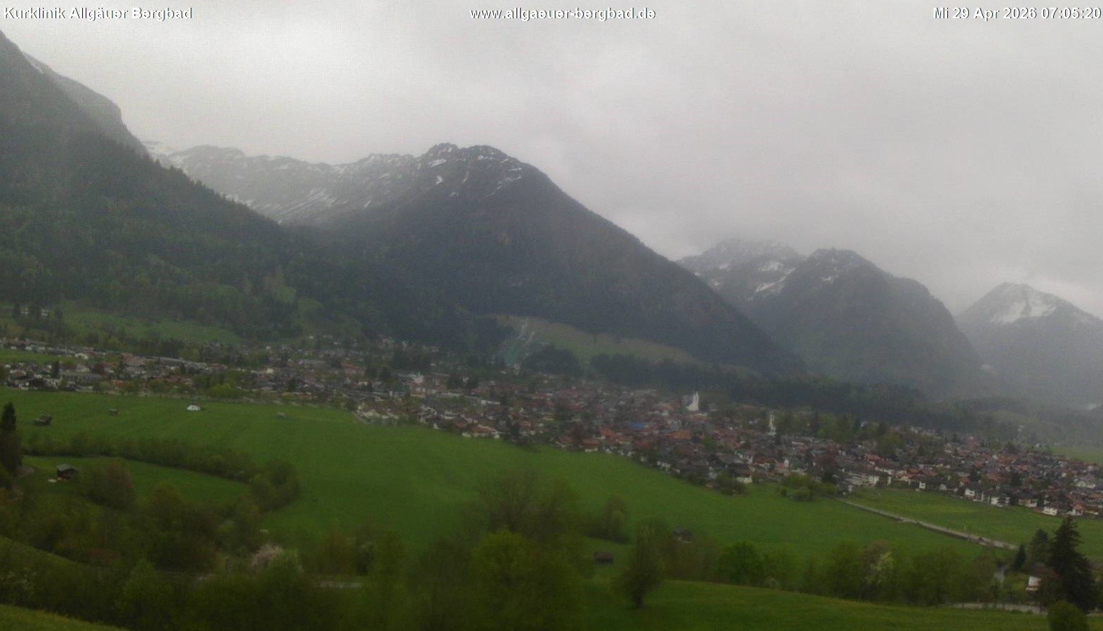 Archived image Webcam Oberstdorf Wellness Clinic