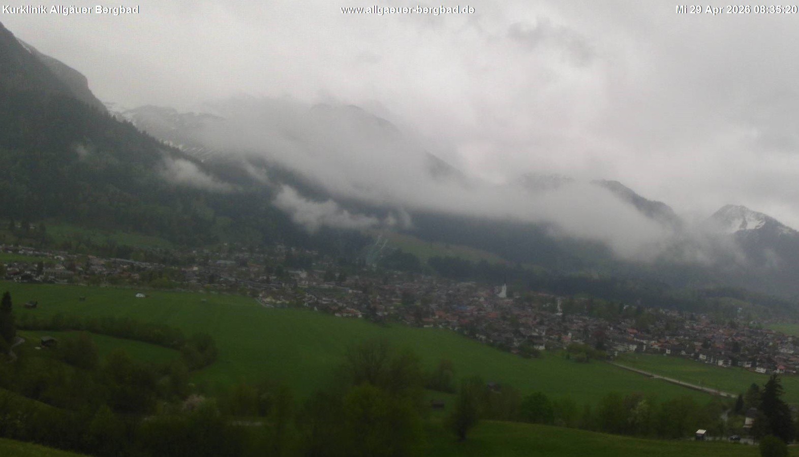 Archived image Webcam Oberstdorf Wellness Clinic