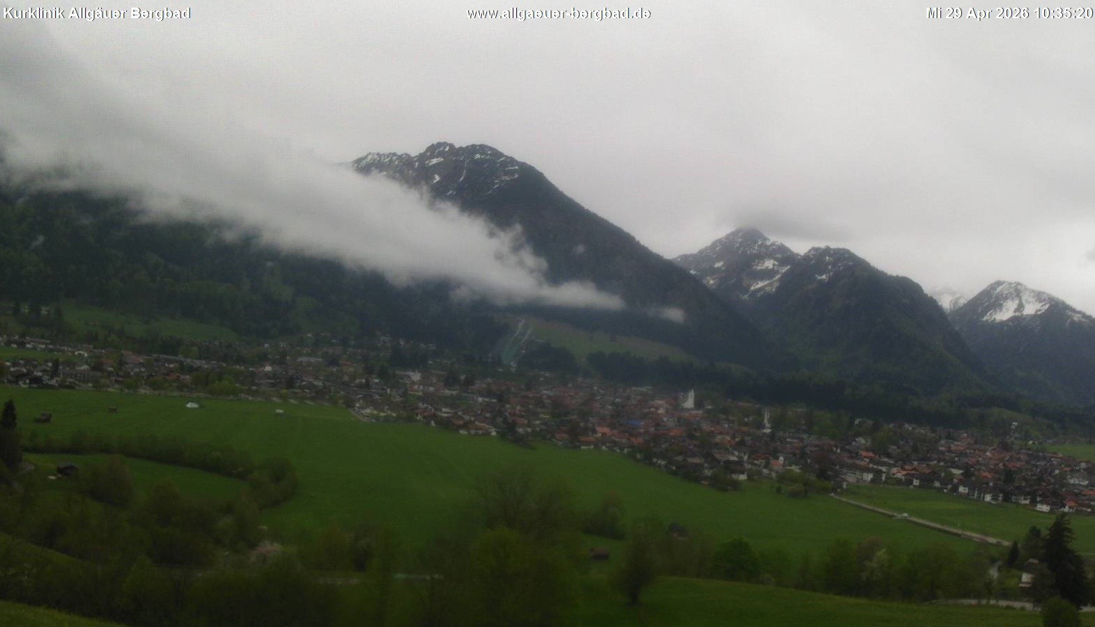 Archived image Webcam Oberstdorf Wellness Clinic