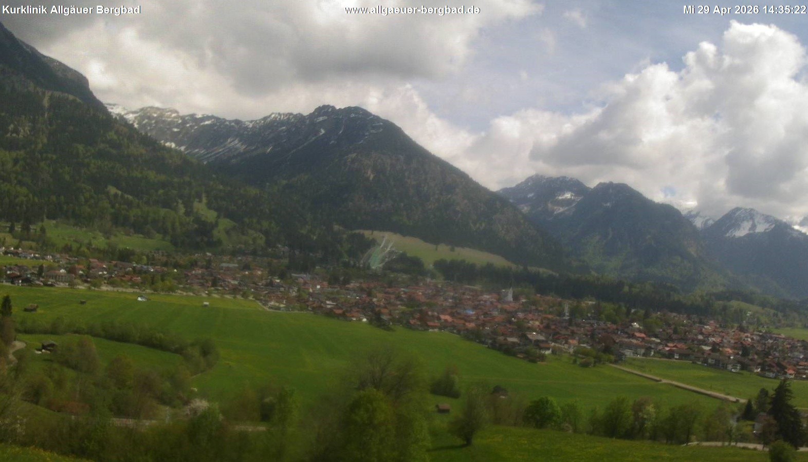 Archived image Webcam Oberstdorf Wellness Clinic