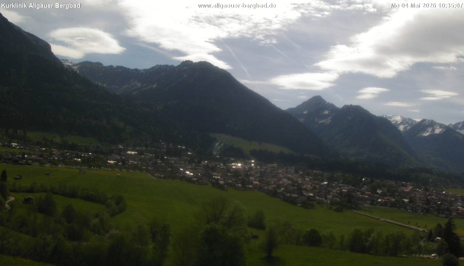 Archived image Webcam Oberstdorf Wellness Clinic