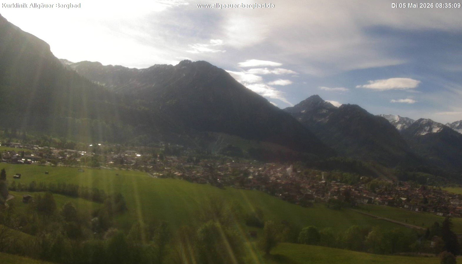 Archived image Webcam Oberstdorf Wellness Clinic