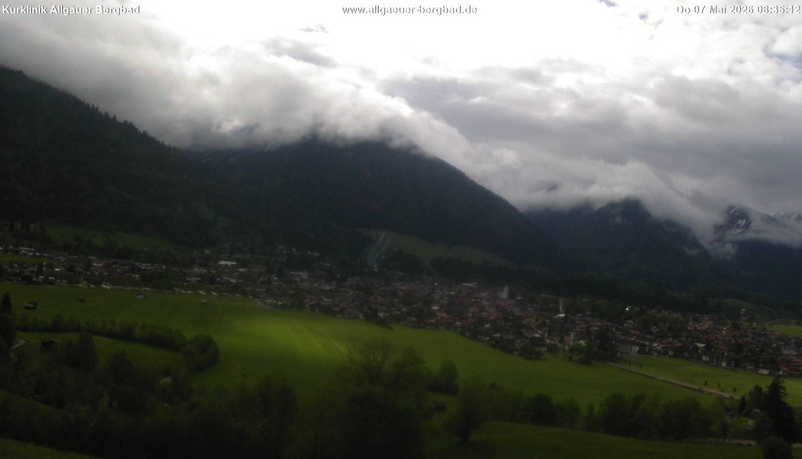 Archived image Webcam Oberstdorf Wellness Clinic