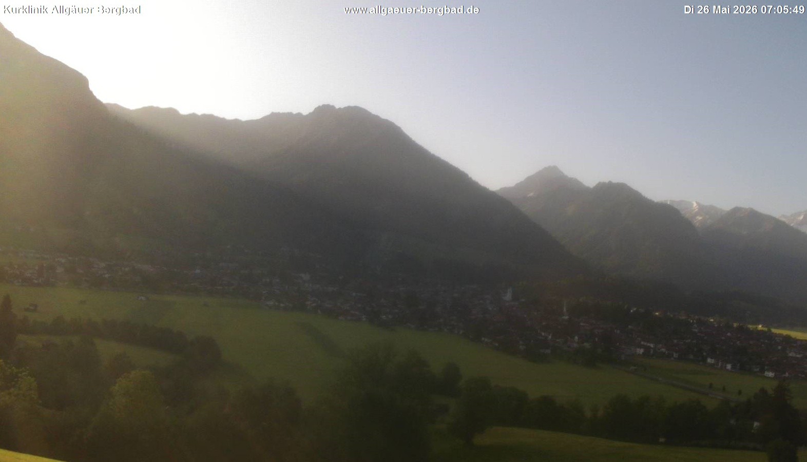 Archived image Webcam Oberstdorf Wellness Clinic