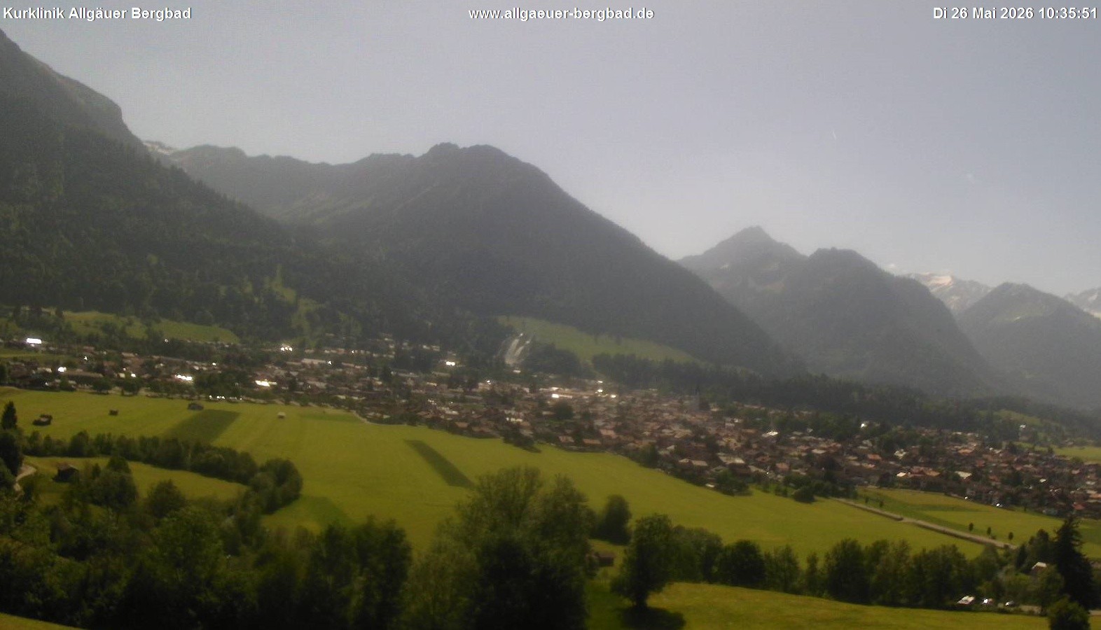 Archived image Webcam Oberstdorf Wellness Clinic