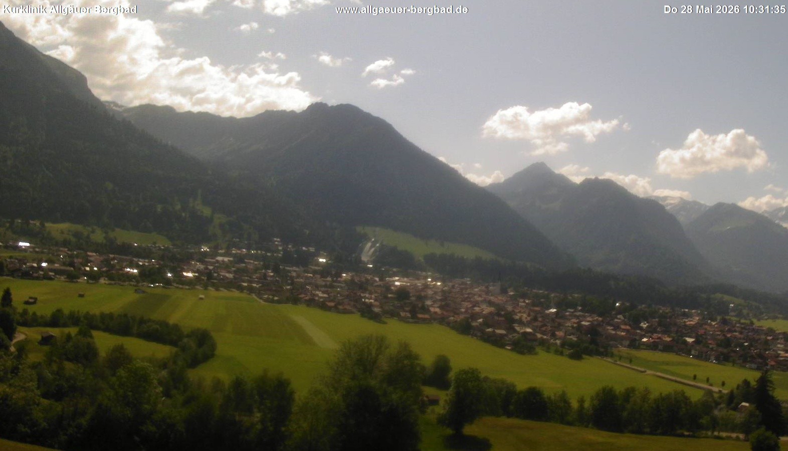 Archived image Webcam Oberstdorf Wellness Clinic
