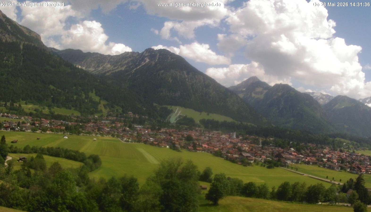 Archived image Webcam Oberstdorf Wellness Clinic