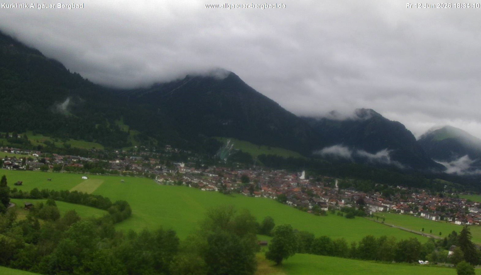 Archived image Webcam Oberstdorf Wellness Clinic