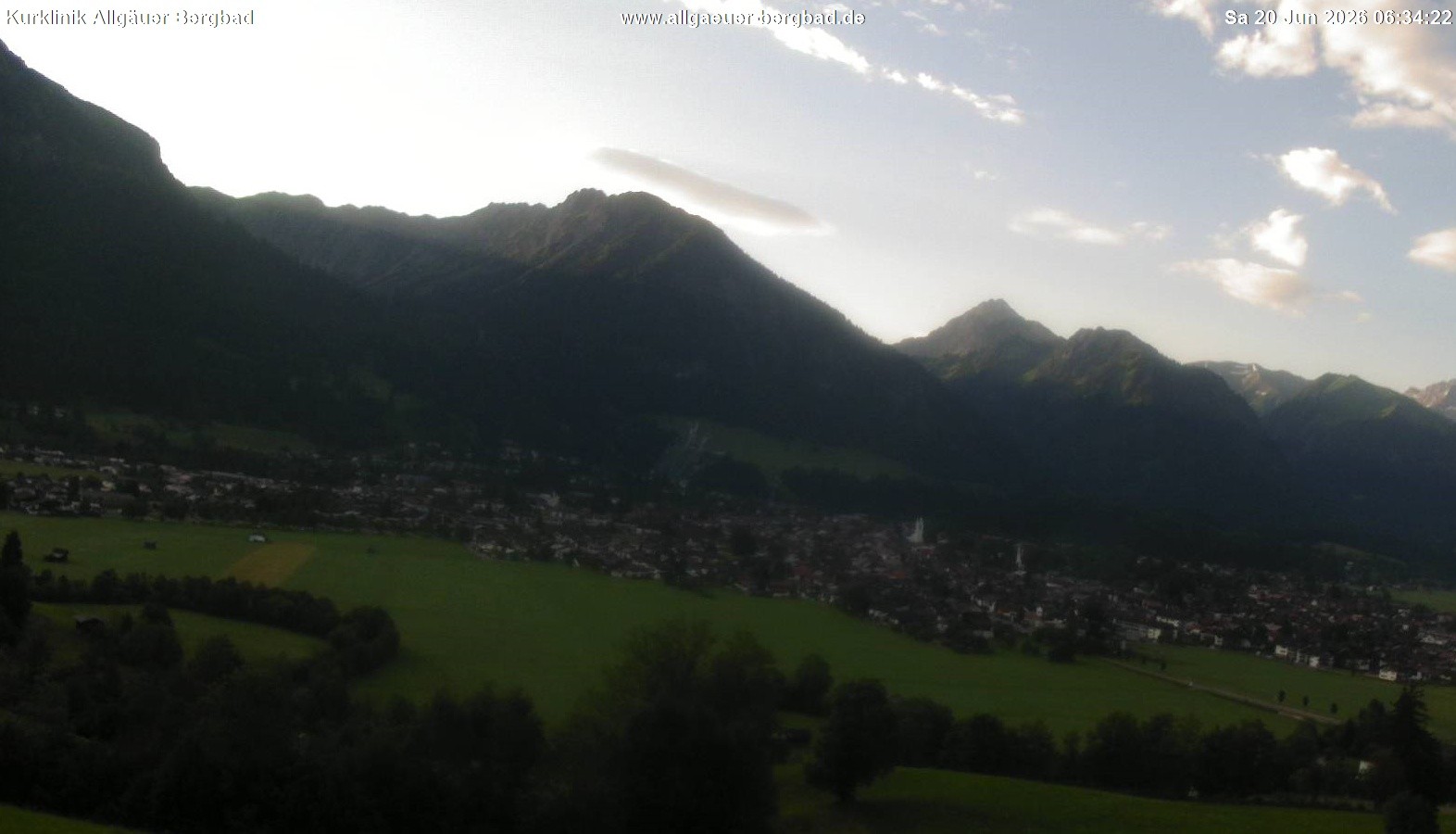 Archiv Foto Webcam Allgäuer Bergbad