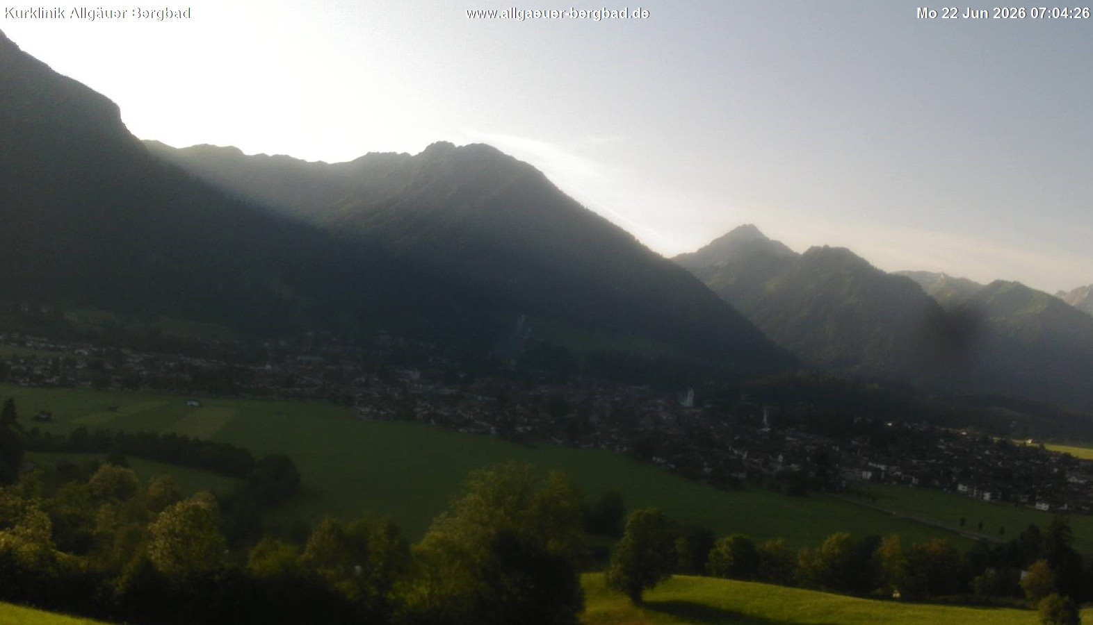 Archived image Webcam Oberstdorf Wellness Clinic