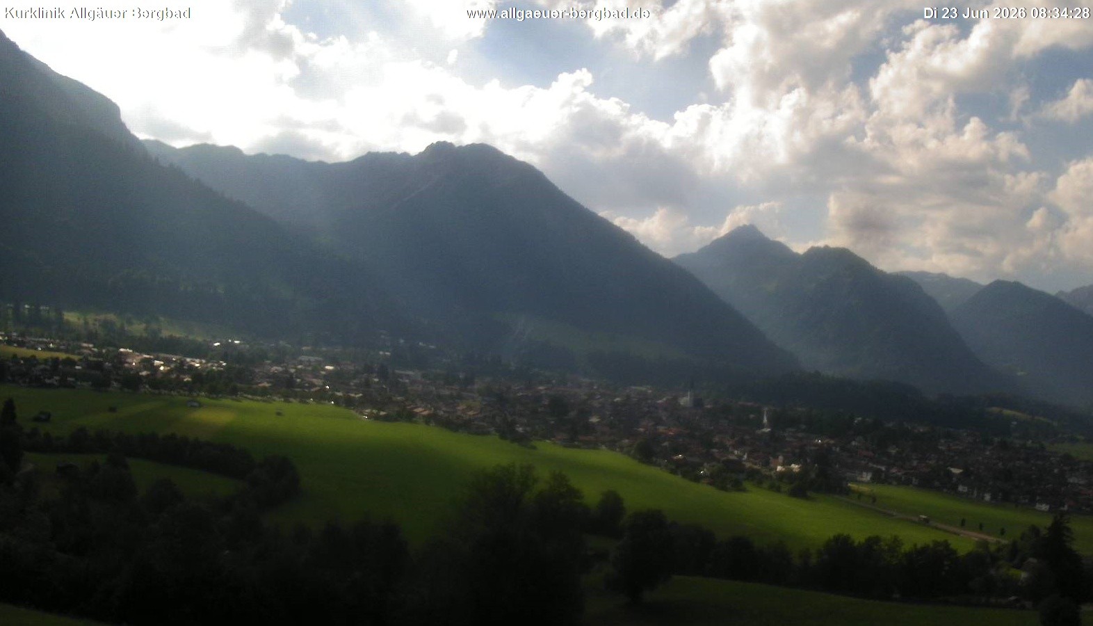 Archived image Webcam Oberstdorf Wellness Clinic