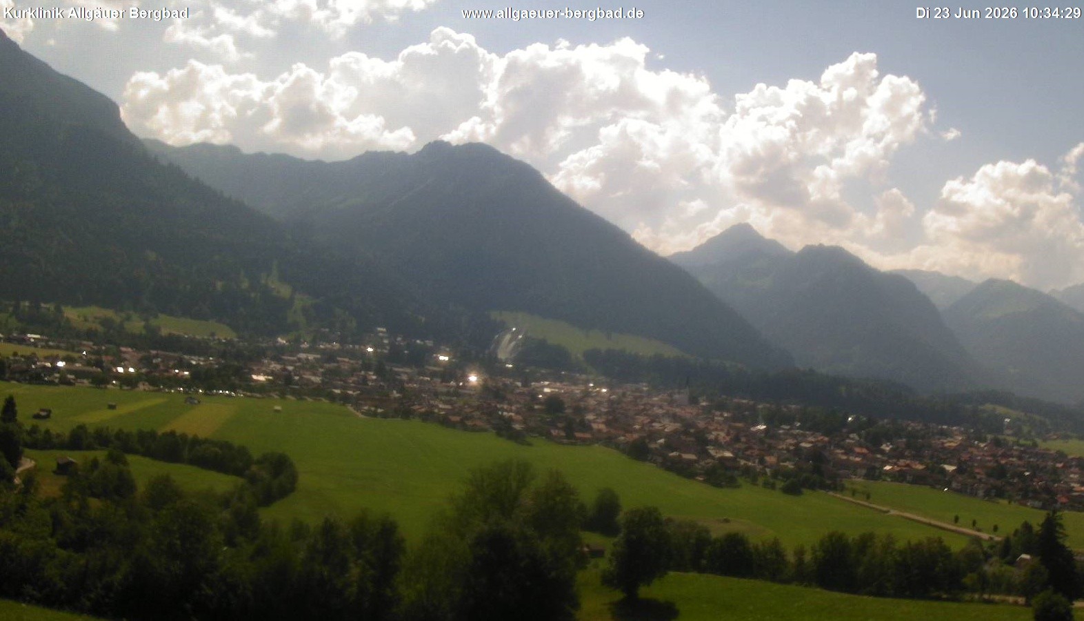 Archived image Webcam Oberstdorf Wellness Clinic