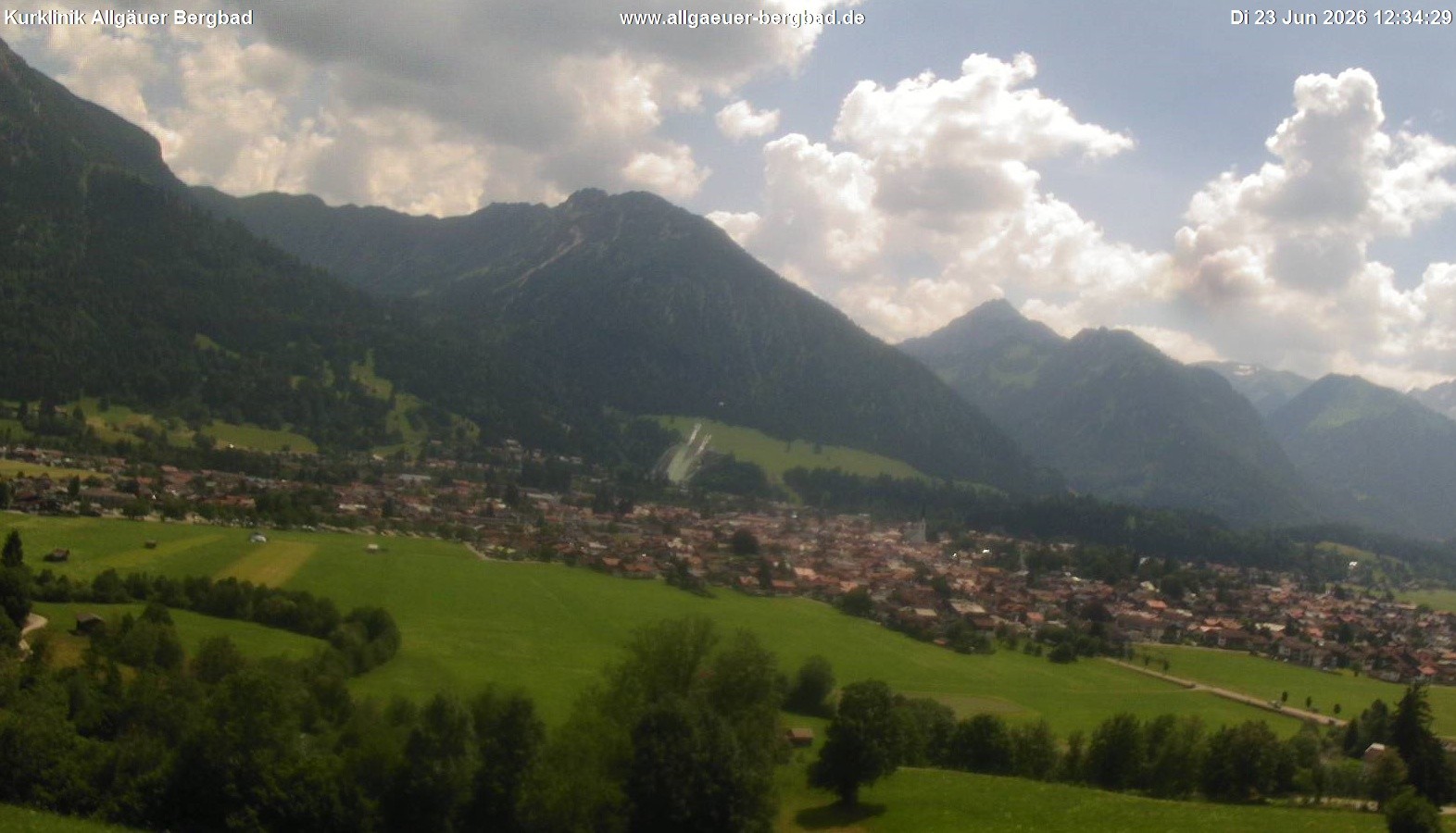 Archived image Webcam Oberstdorf Wellness Clinic