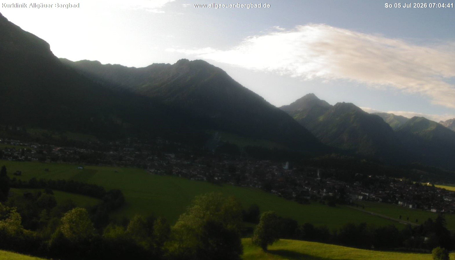 Archiv Foto Webcam Allgäuer Bergbad