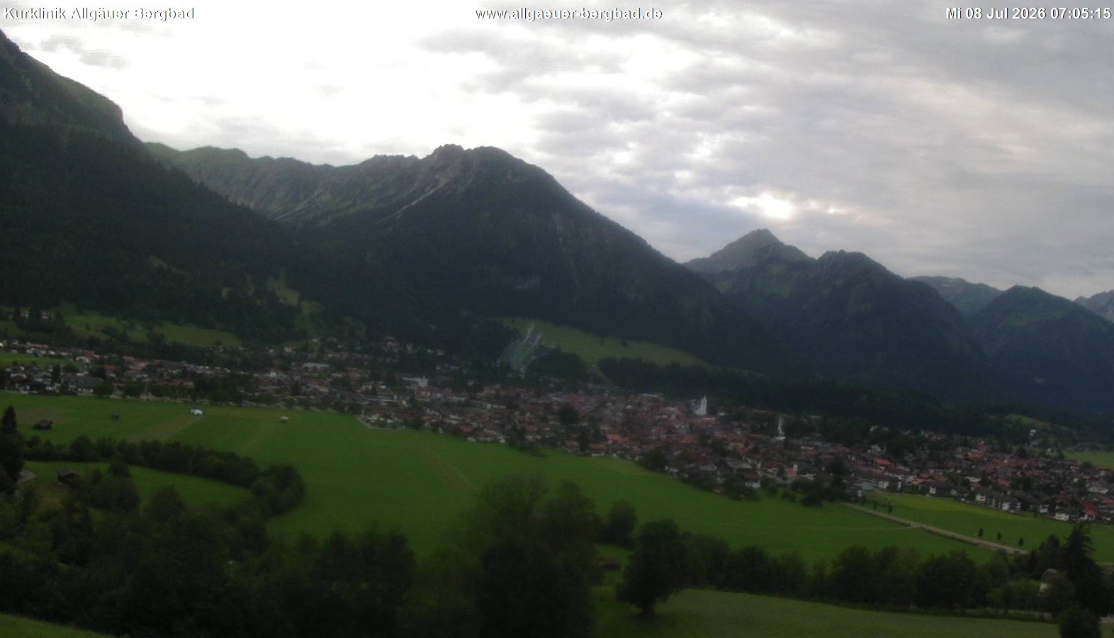 Archived image Webcam Oberstdorf Wellness Clinic