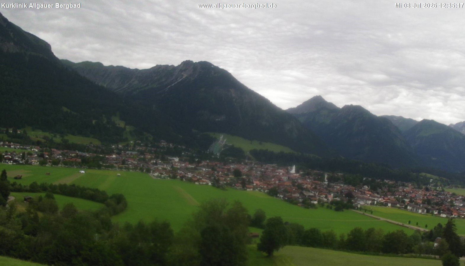 Archived image Webcam Oberstdorf Wellness Clinic