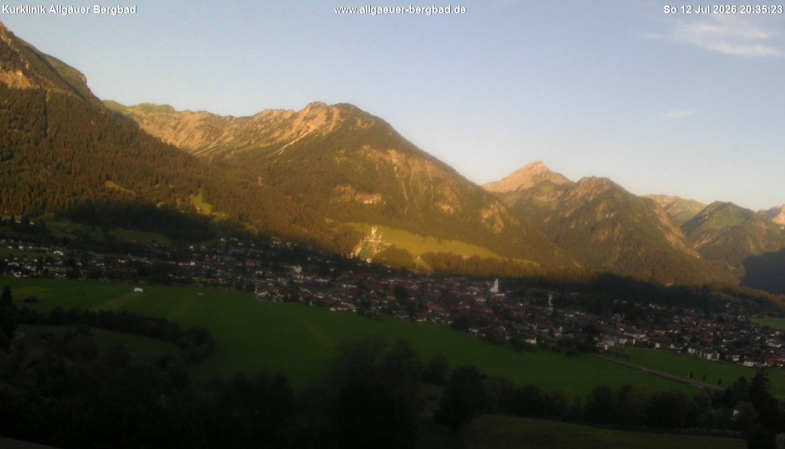 Archived image Webcam Oberstdorf Wellness Clinic