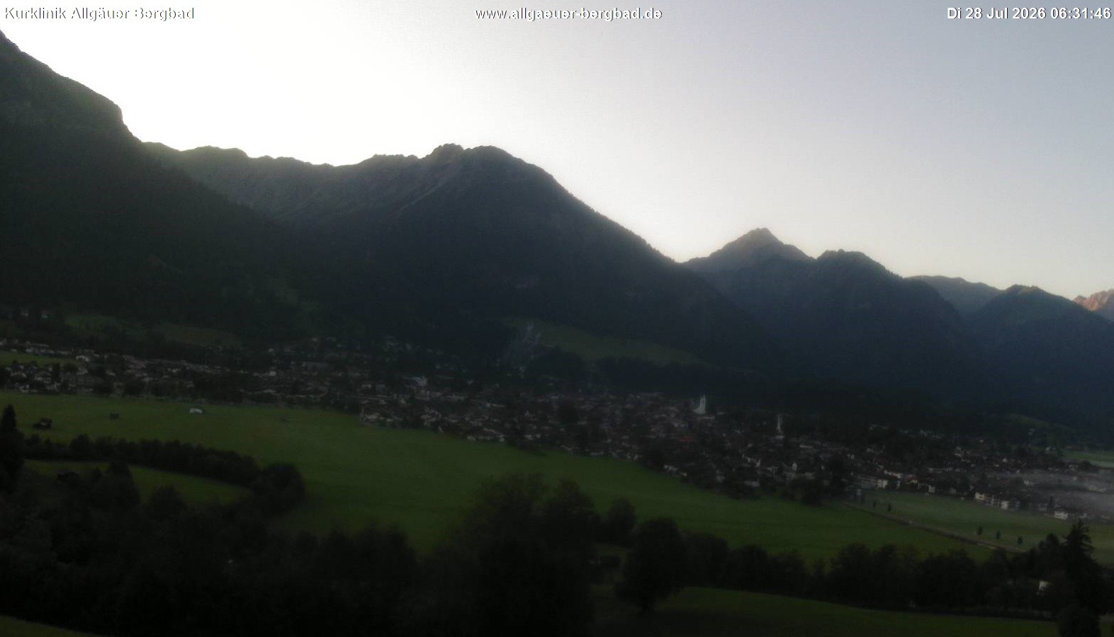 Archived image Webcam Oberstdorf Wellness Clinic