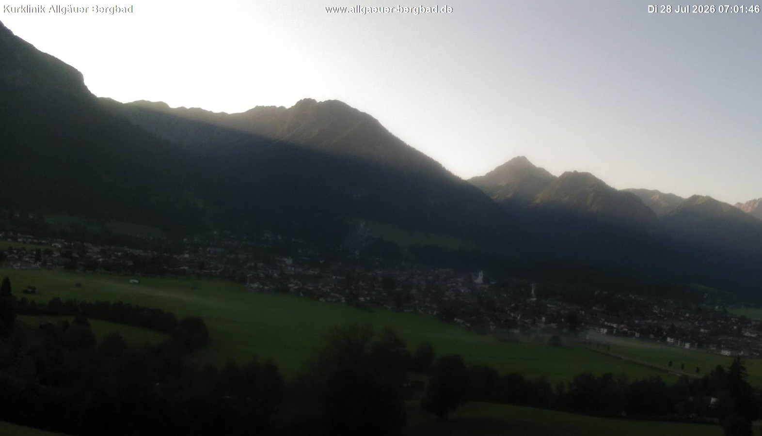Archived image Webcam Oberstdorf Wellness Clinic