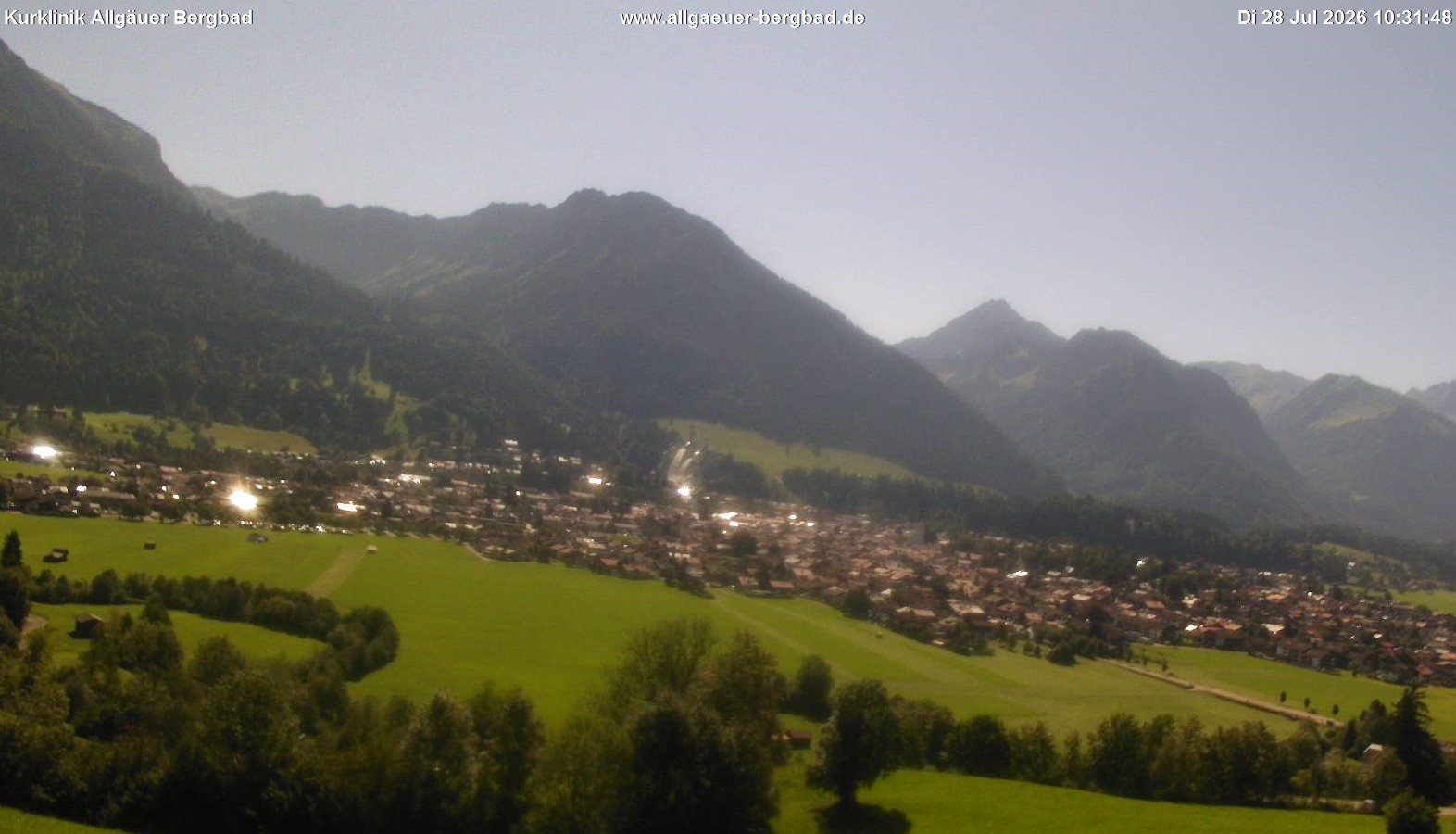 Archived image Webcam Oberstdorf Wellness Clinic