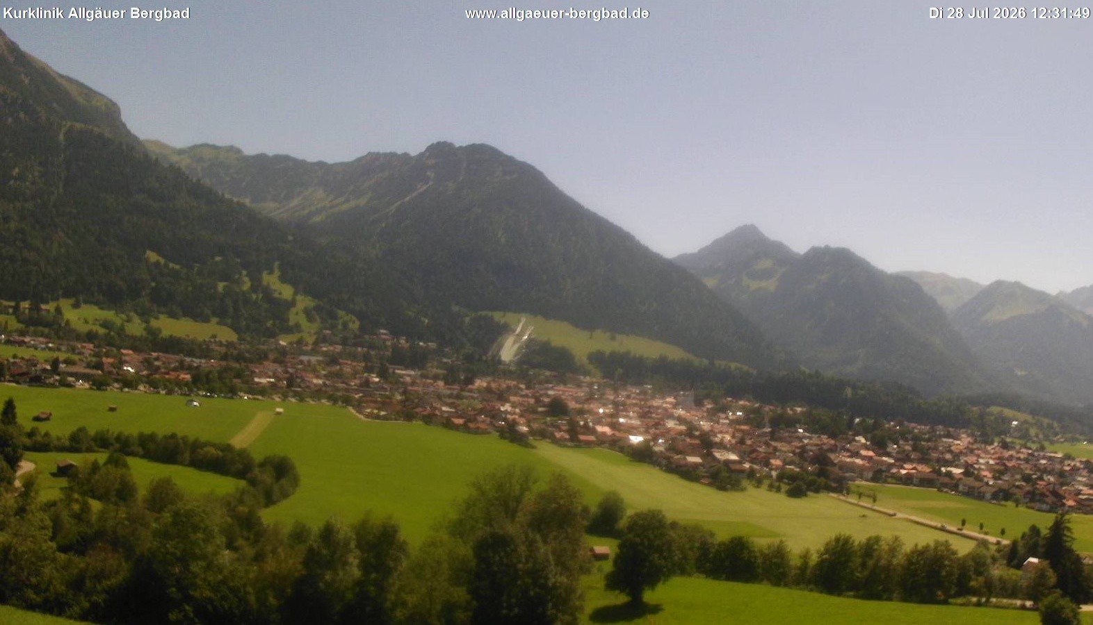 Archived image Webcam Oberstdorf Wellness Clinic