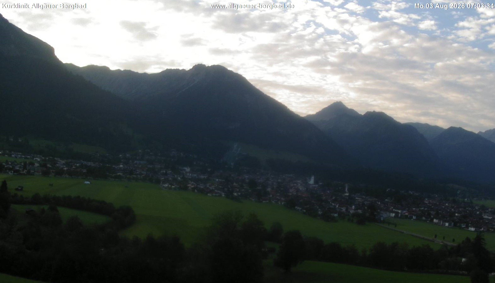 Archived image Webcam Oberstdorf Wellness Clinic
