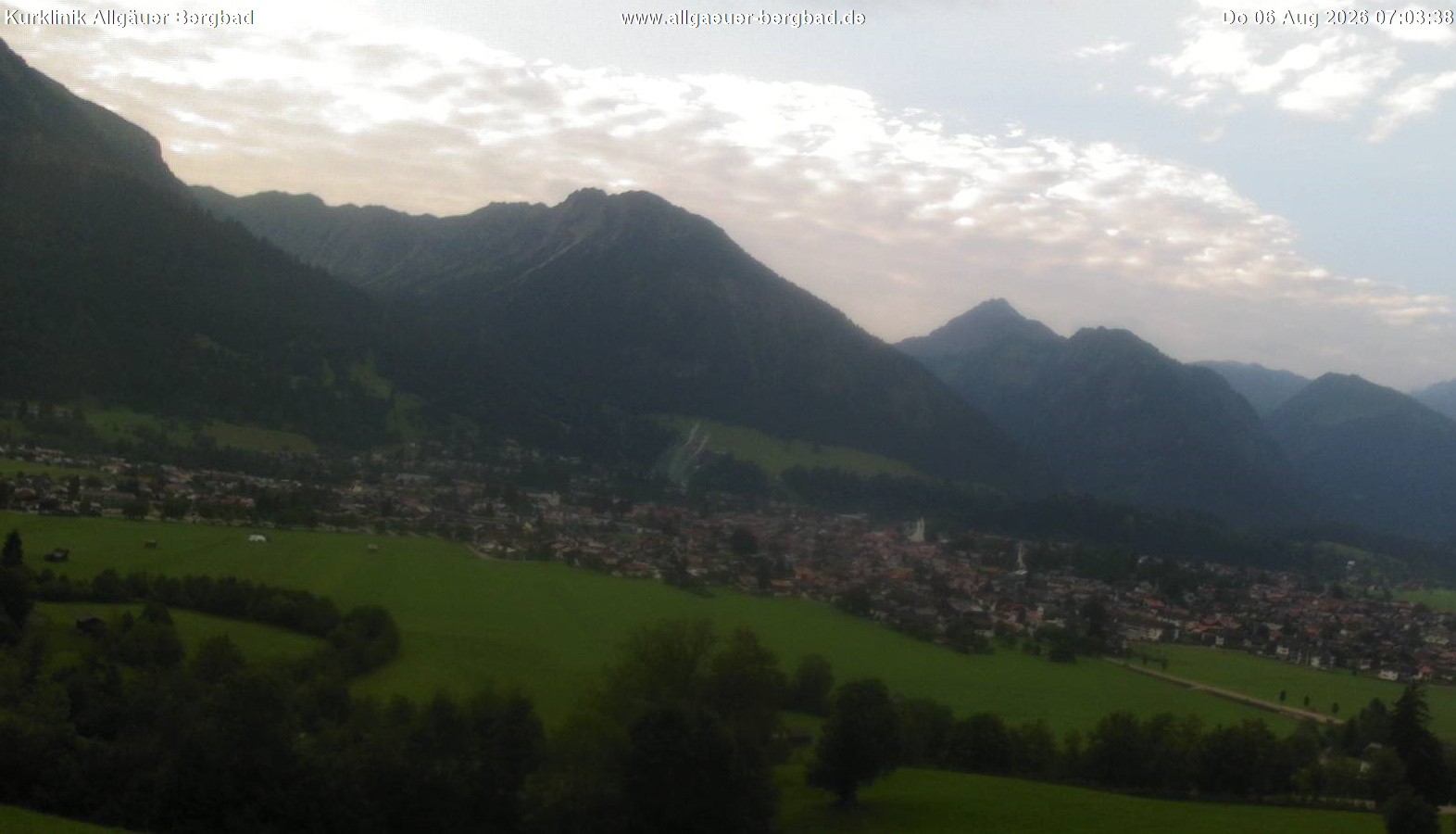 Archived image Webcam Oberstdorf Wellness Clinic