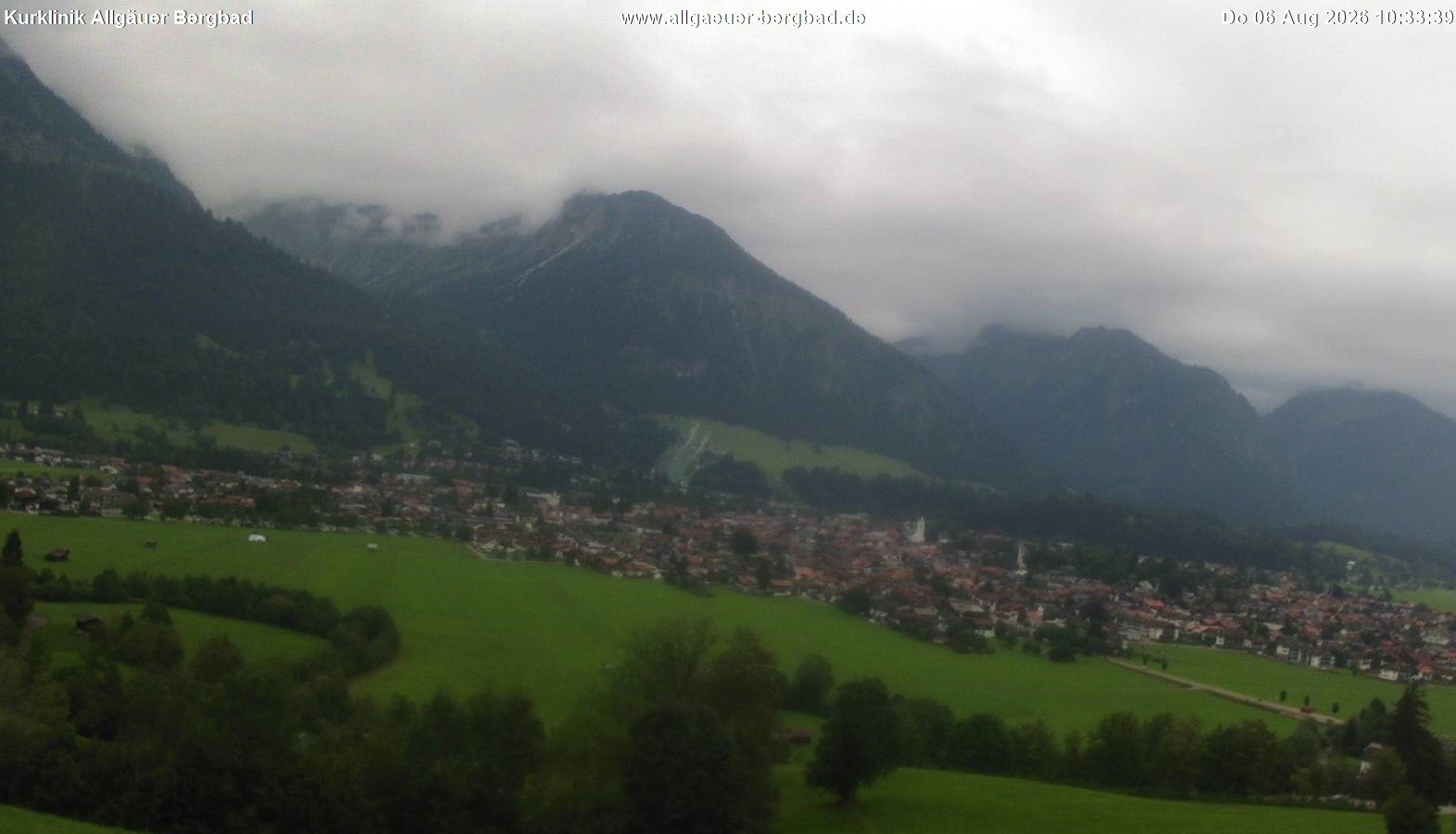 Archived image Webcam Oberstdorf Wellness Clinic