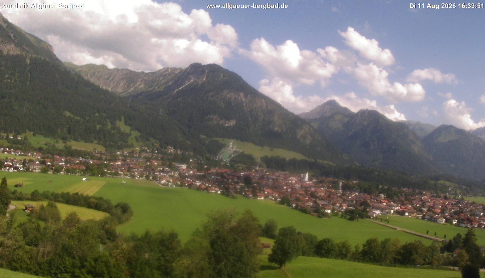 Archived image Webcam Oberstdorf Wellness Clinic