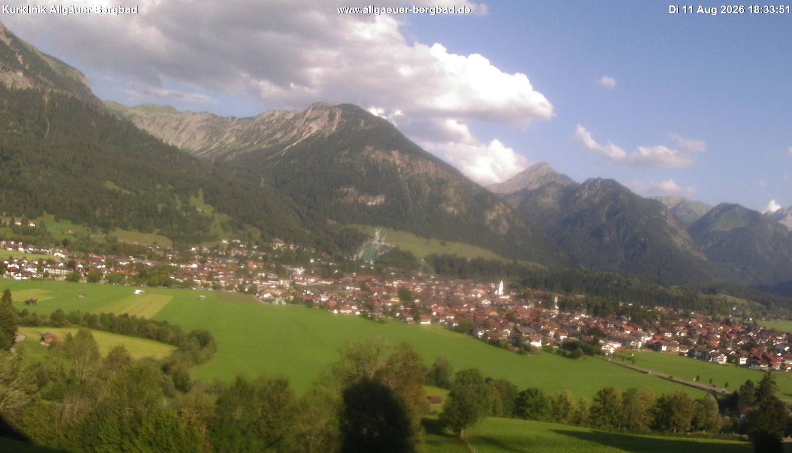 Archived image Webcam Oberstdorf Wellness Clinic
