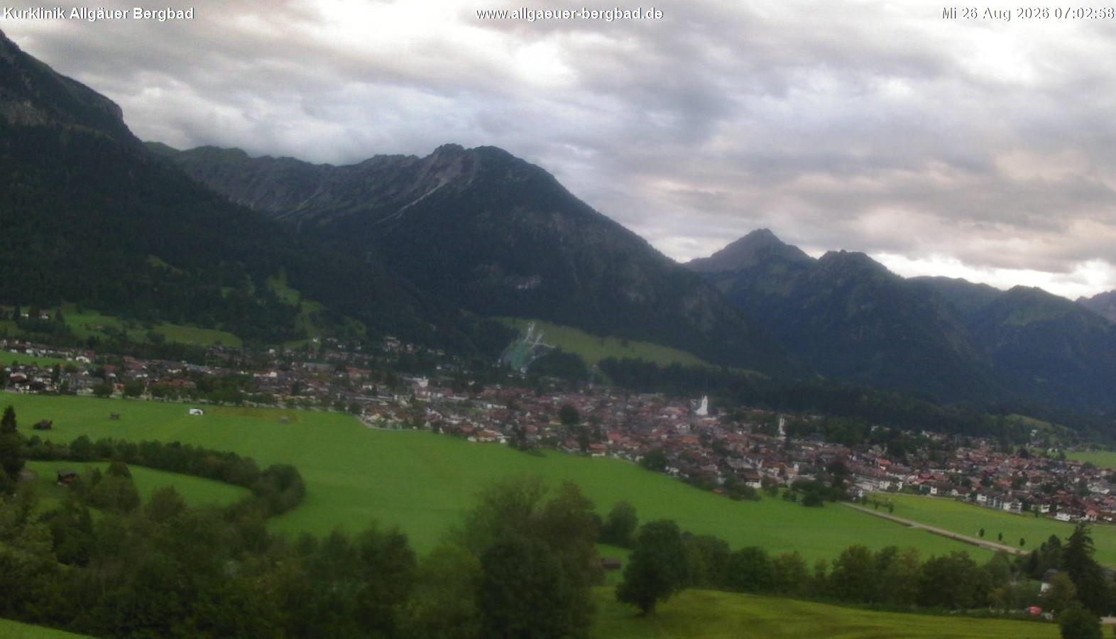 Archived image Webcam Oberstdorf Wellness Clinic