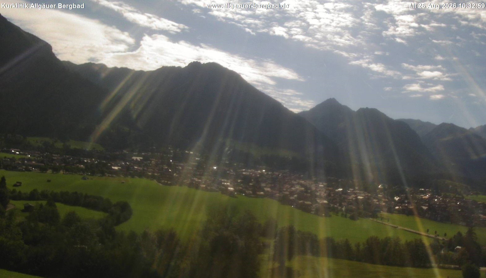 Archived image Webcam Oberstdorf Wellness Clinic