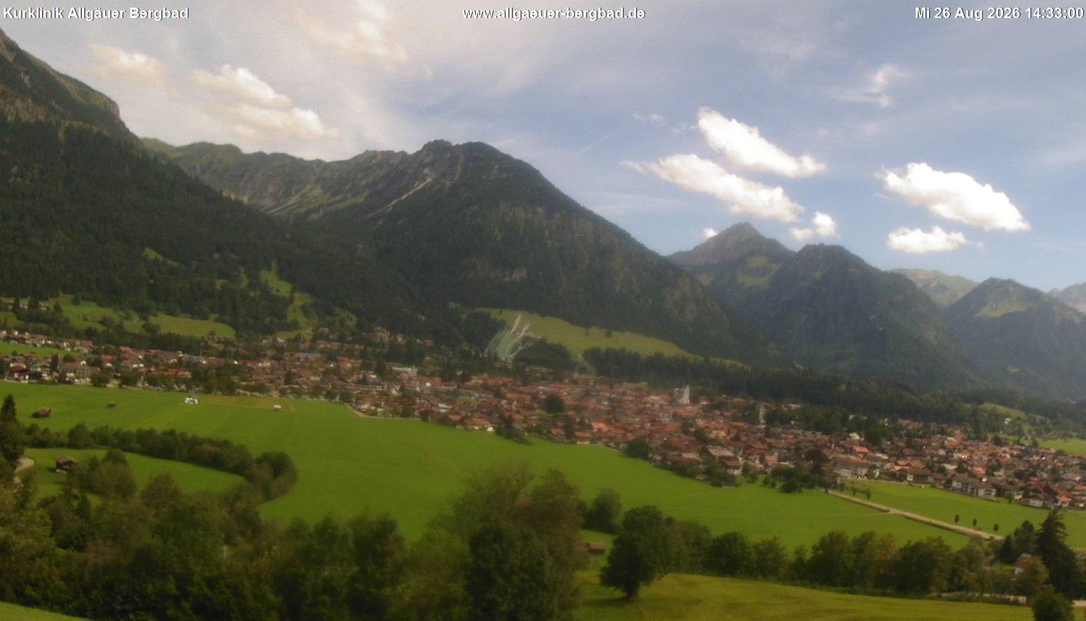 Archived image Webcam Oberstdorf Wellness Clinic