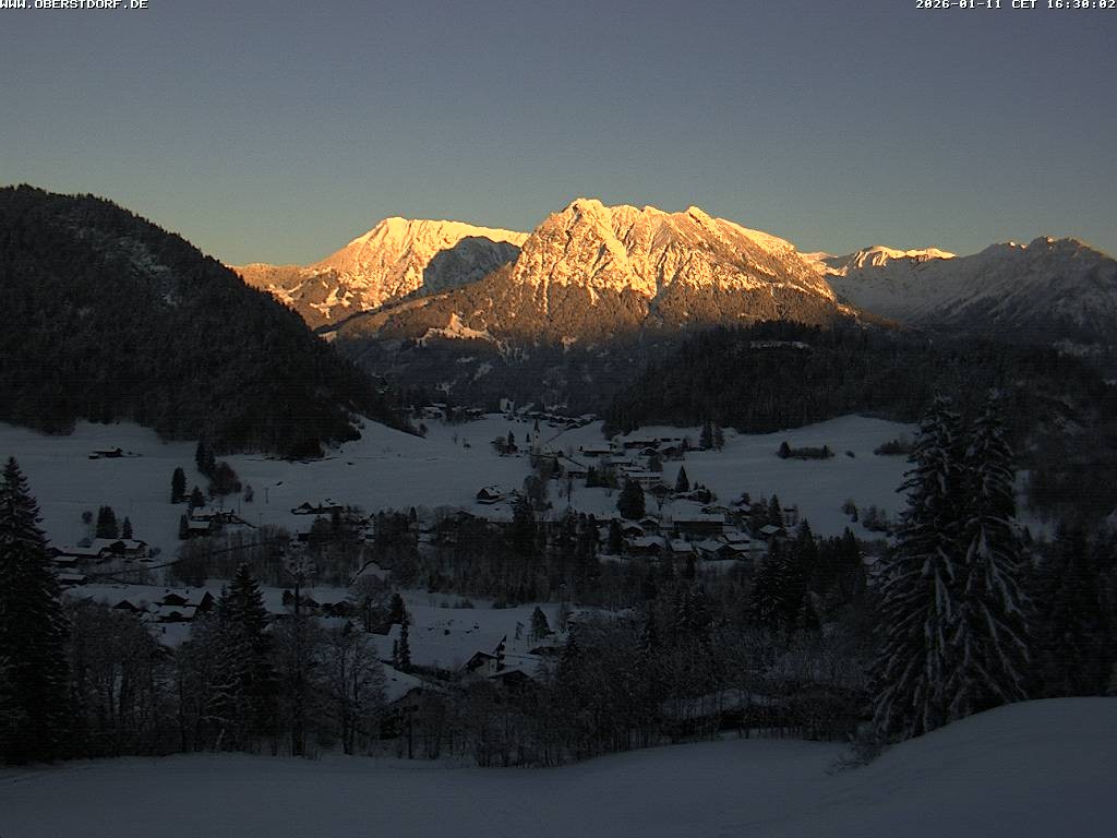 Archiv Foto Webcam Tiefenbach Oberstdorf