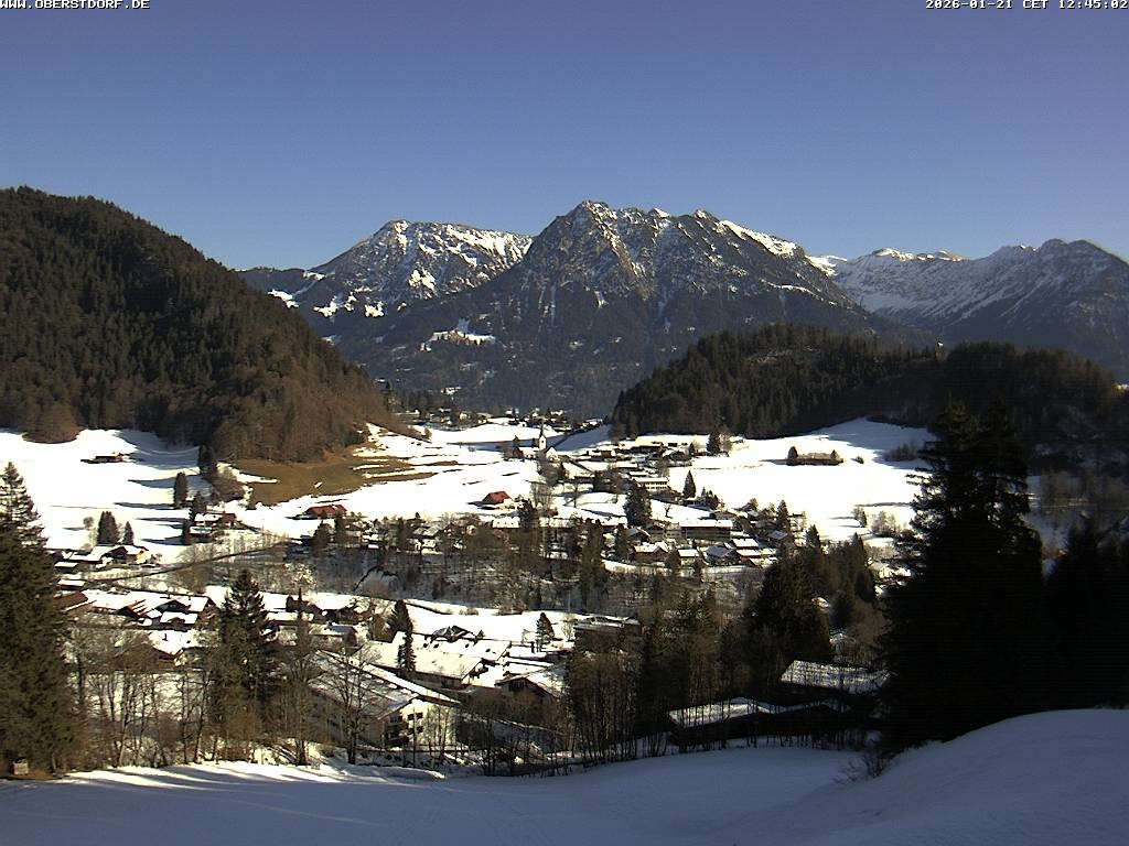 Archiv Foto Webcam Tiefenbach Oberstdorf
