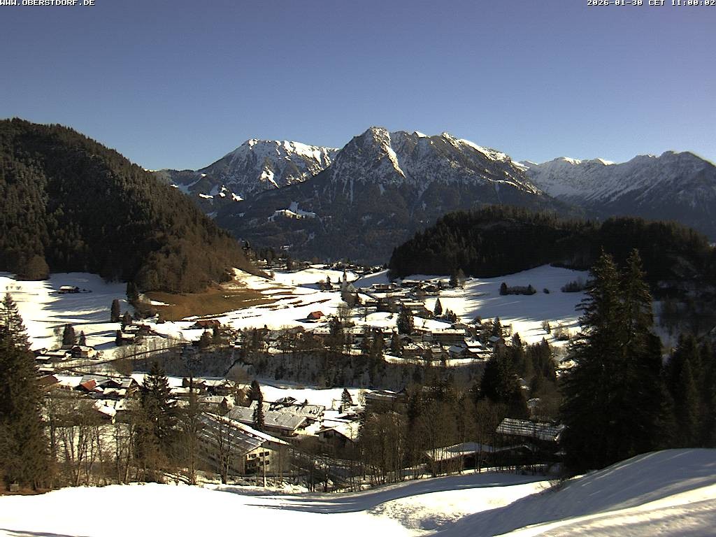 Archiv Foto Webcam Tiefenbach Oberstdorf