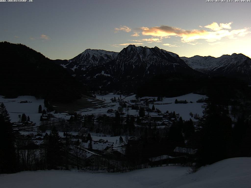 Archiv Foto Webcam Tiefenbach Oberstdorf
