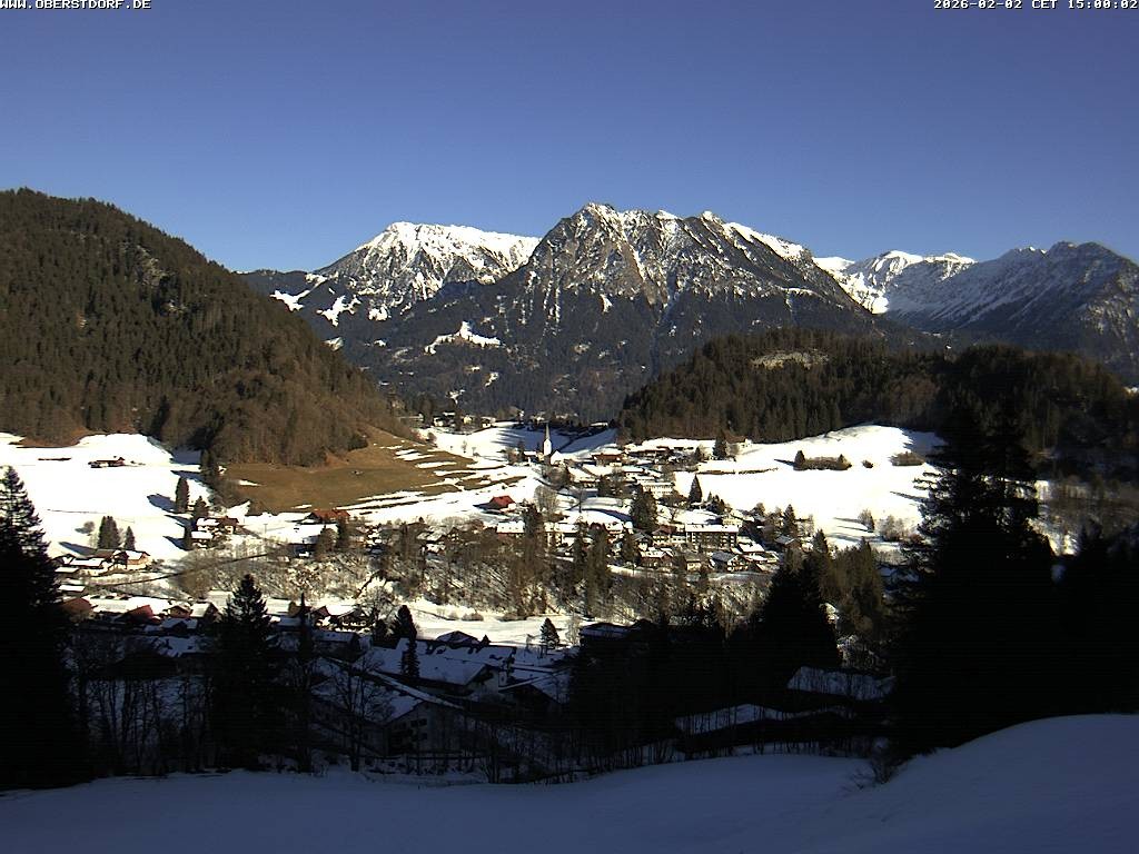 Archived image Webcam Nebelhorn and Rubihorn