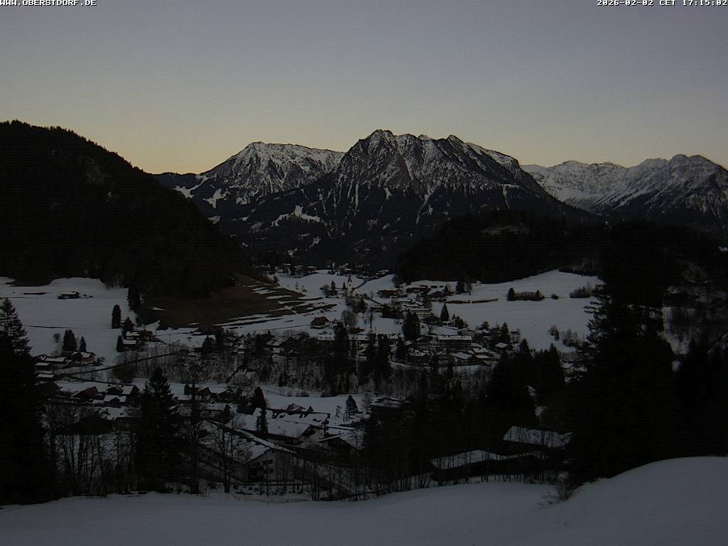Archived image Webcam Nebelhorn and Rubihorn