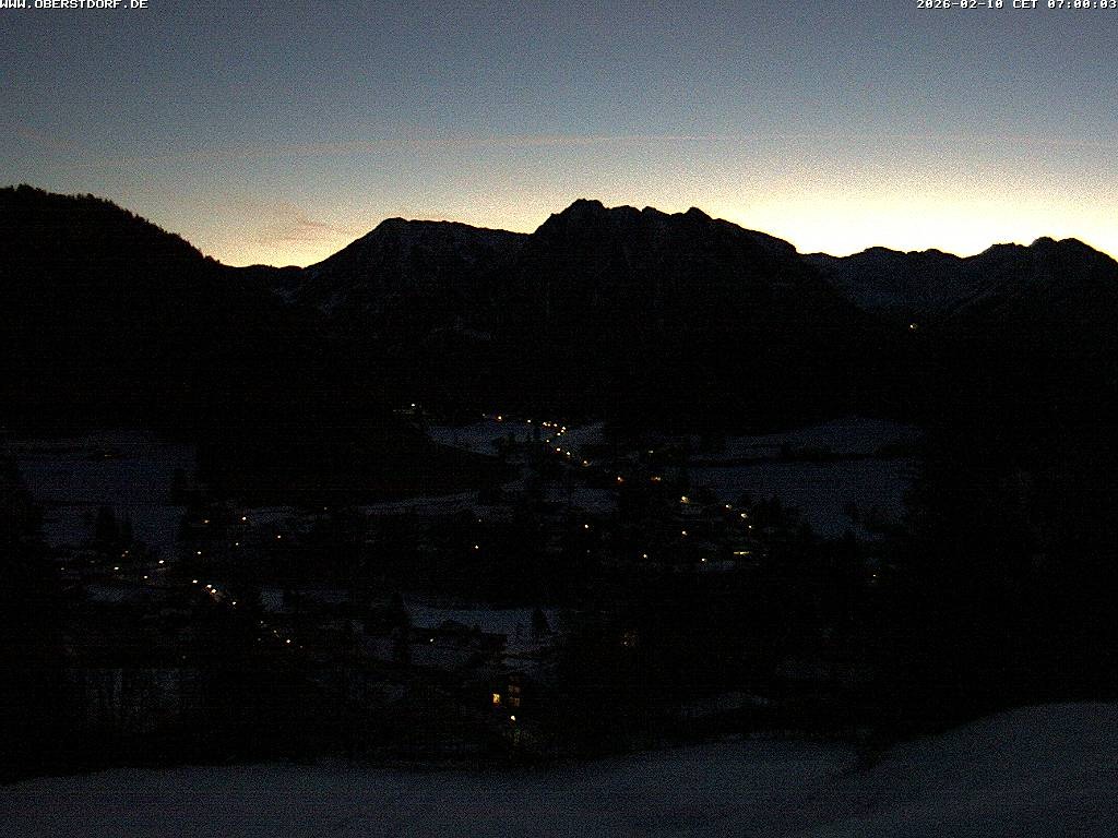 Archiv Foto Webcam Tiefenbach Oberstdorf