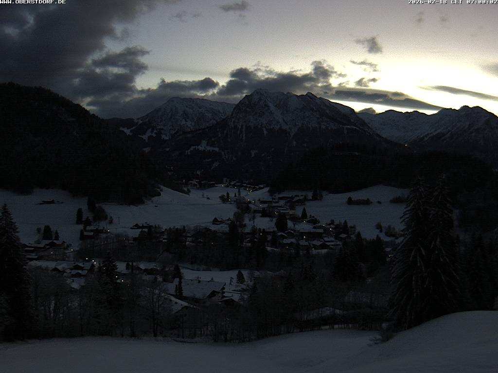 Archiv Foto Webcam Tiefenbach Oberstdorf