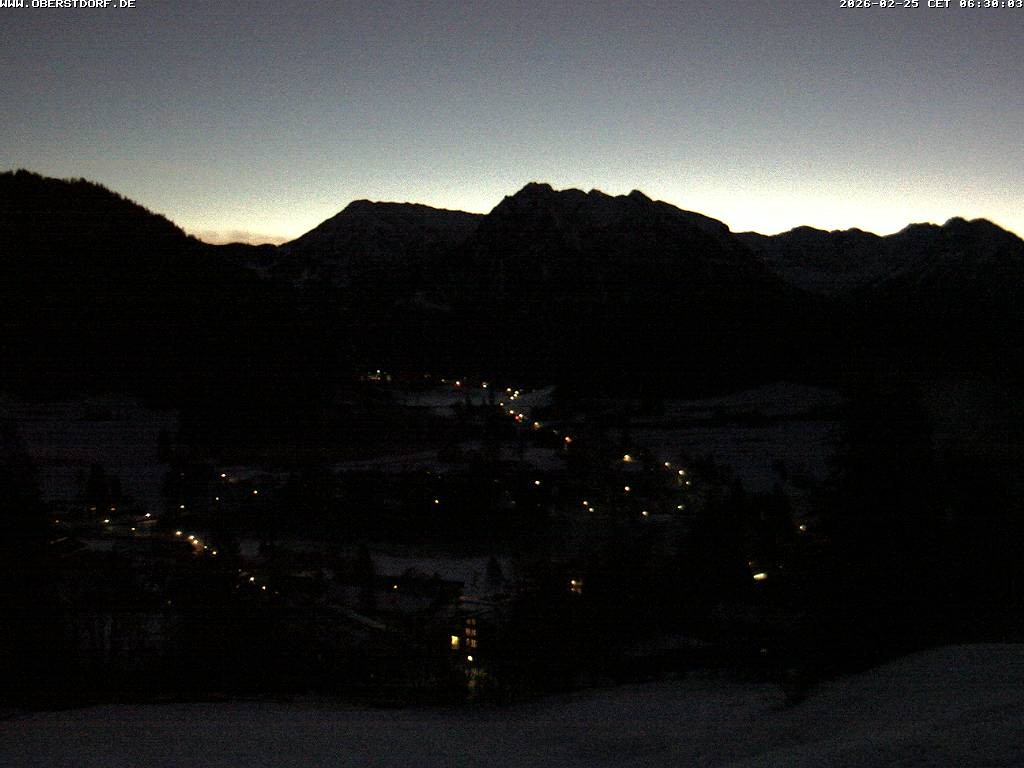 Archived image Webcam Nebelhorn and Rubihorn