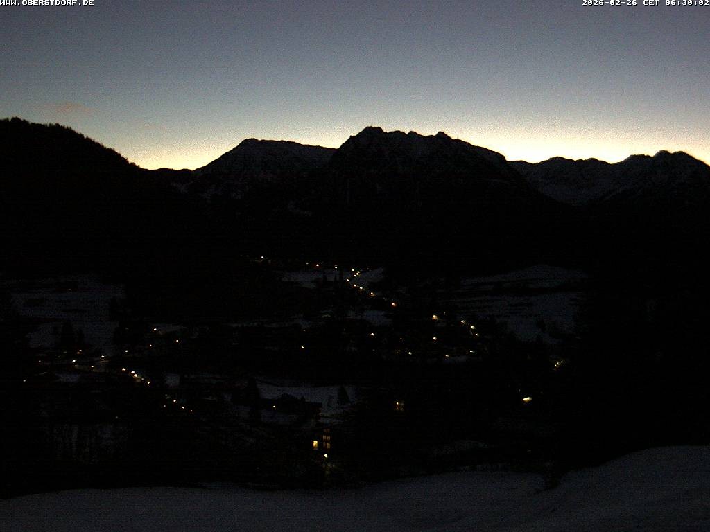 Archiv Foto Webcam Tiefenbach Oberstdorf