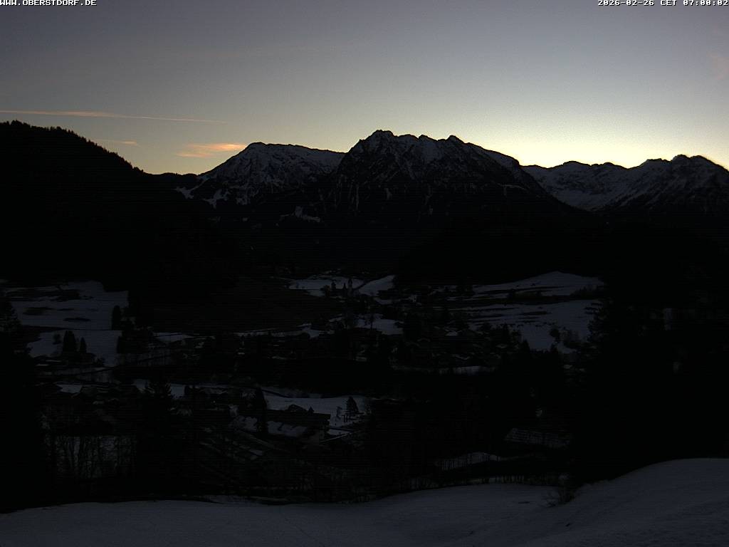 Archiv Foto Webcam Tiefenbach Oberstdorf