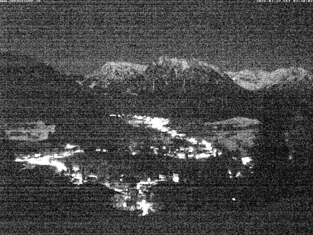 Archived image Webcam Nebelhorn and Rubihorn