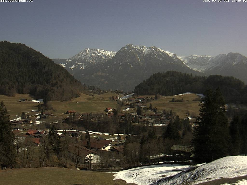 Archiv Foto Webcam Tiefenbach Oberstdorf