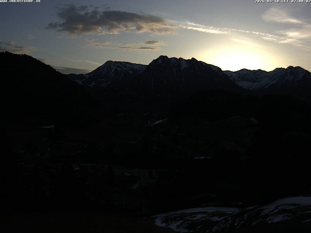 Archiv Foto Webcam Tiefenbach Oberstdorf