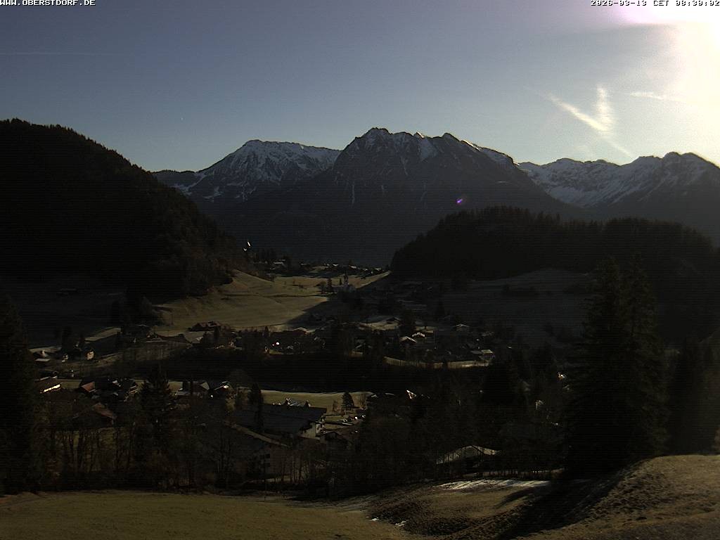 Archiv Foto Webcam Tiefenbach Oberstdorf