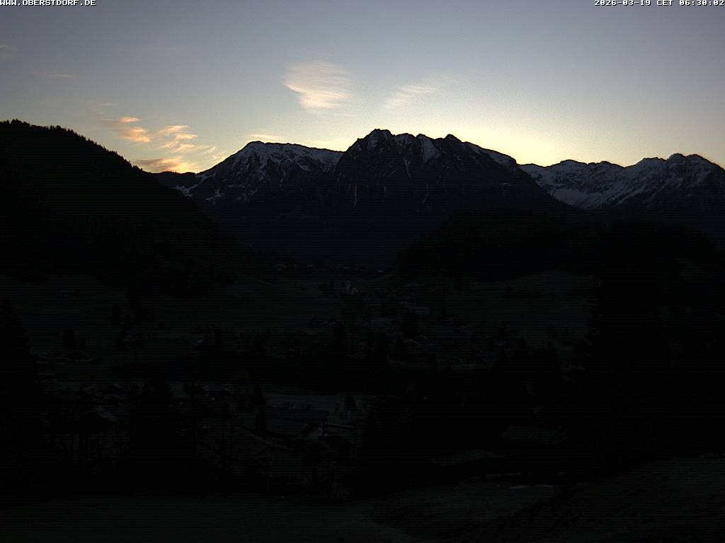 Archiv Foto Webcam Tiefenbach Oberstdorf