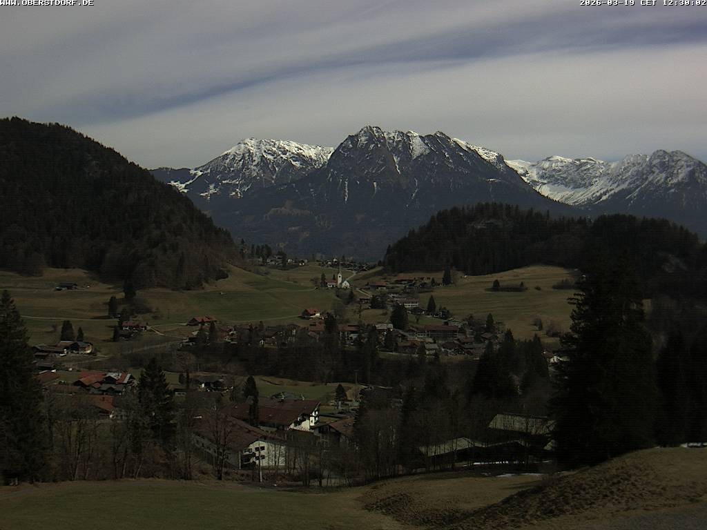 Archived image Webcam Nebelhorn and Rubihorn